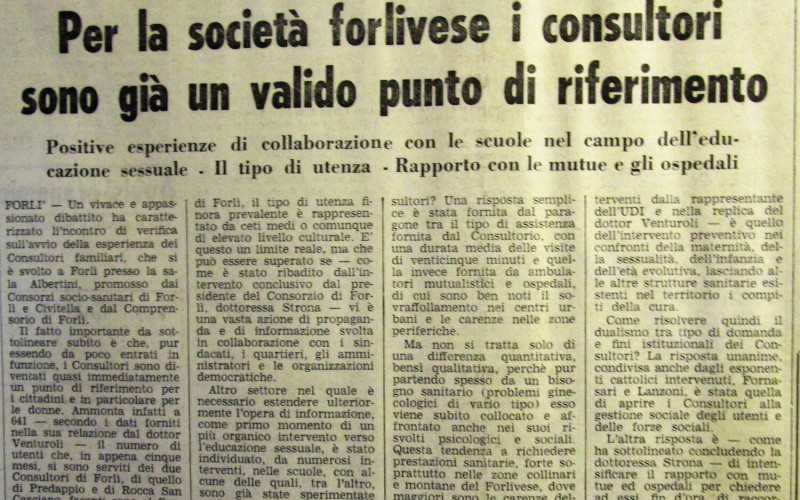 Consultorio di via Bolognesi, Forlì