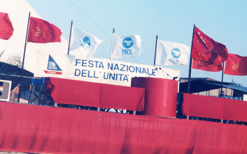 RIMINI, Colonia Bolognese a Miramare. Feste nazionali de L'Unità al Mare del 1984 e del 1985