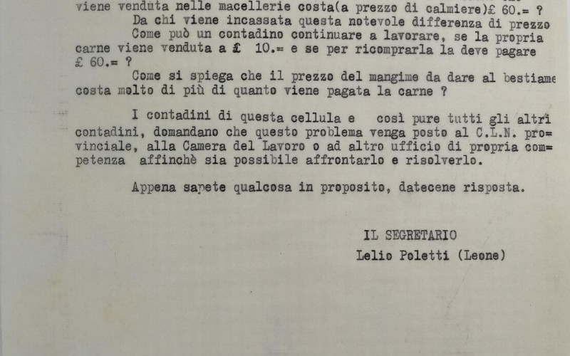 Partito comunista italiano – PCI.  Sezione di Sant’Ilario d’Enza